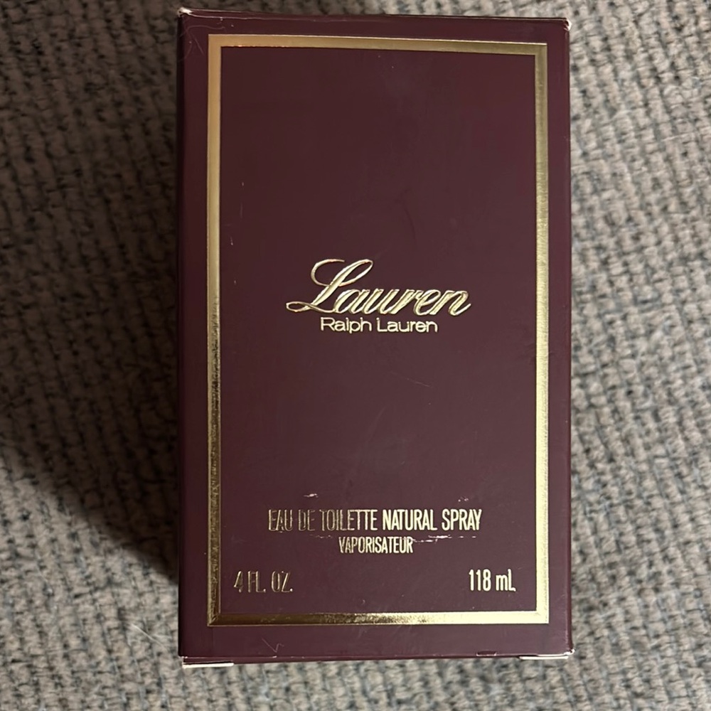 Ralph Lauren Eau de Toilette in Burgundy and Gold